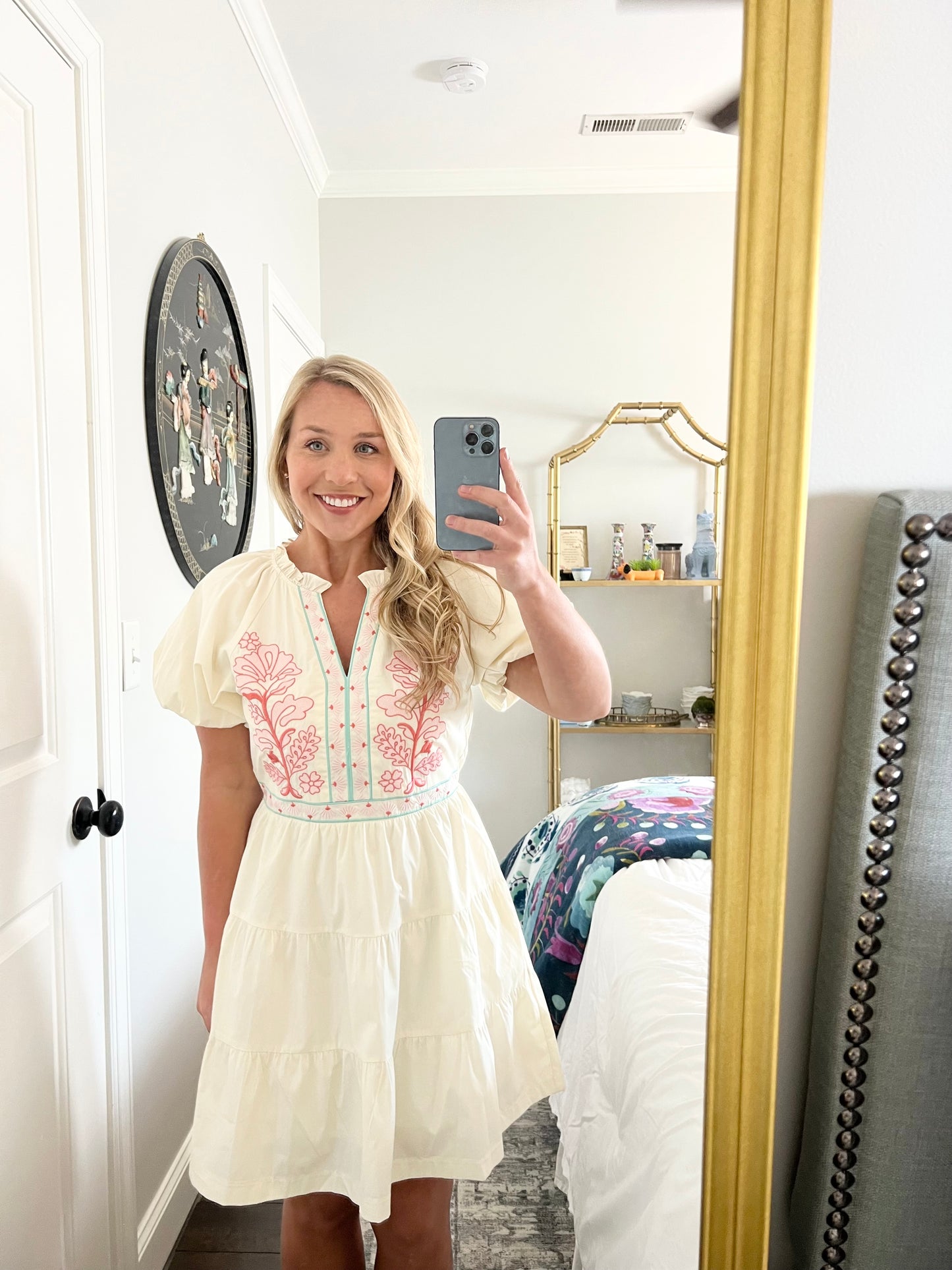 Embroidered dress