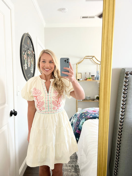 Embroidered dress