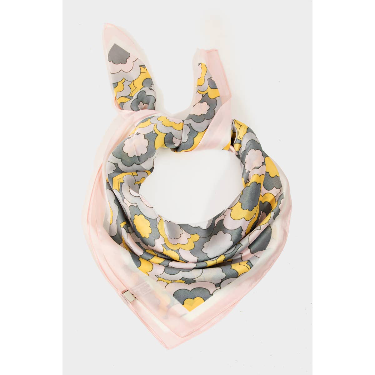 Multi Color Flower Pattern Scarf