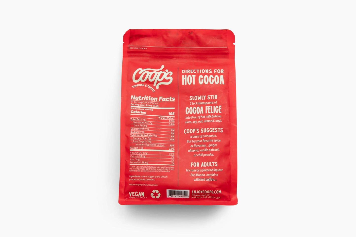 Coop's - Cocoa Felice Hot Chocolate Mix