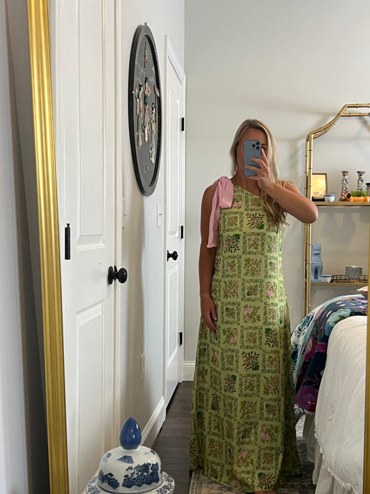 Floral print maxi