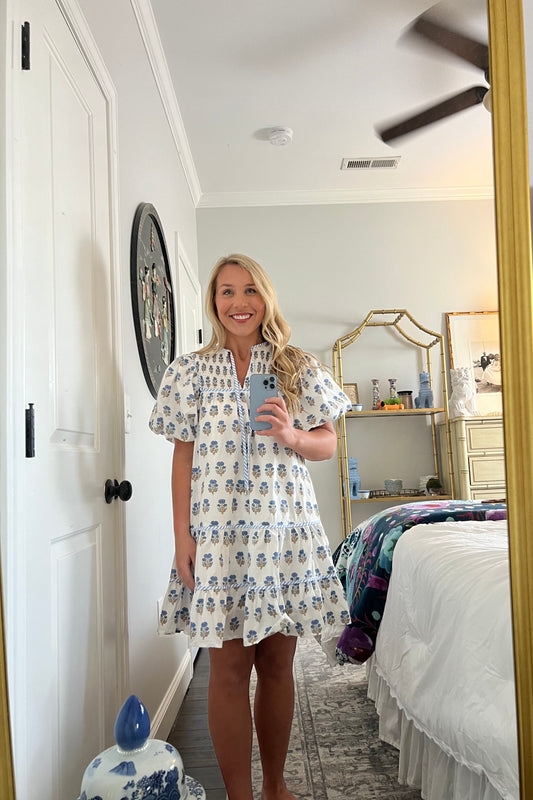 Block Print Dress