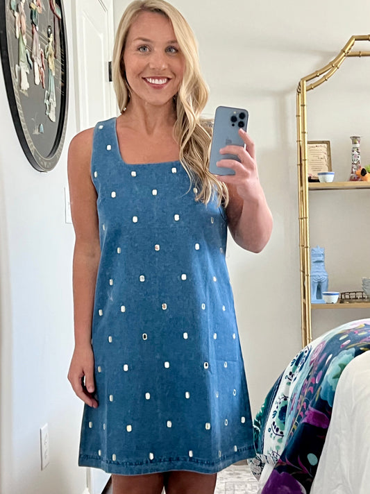 Blue Denim Dress
