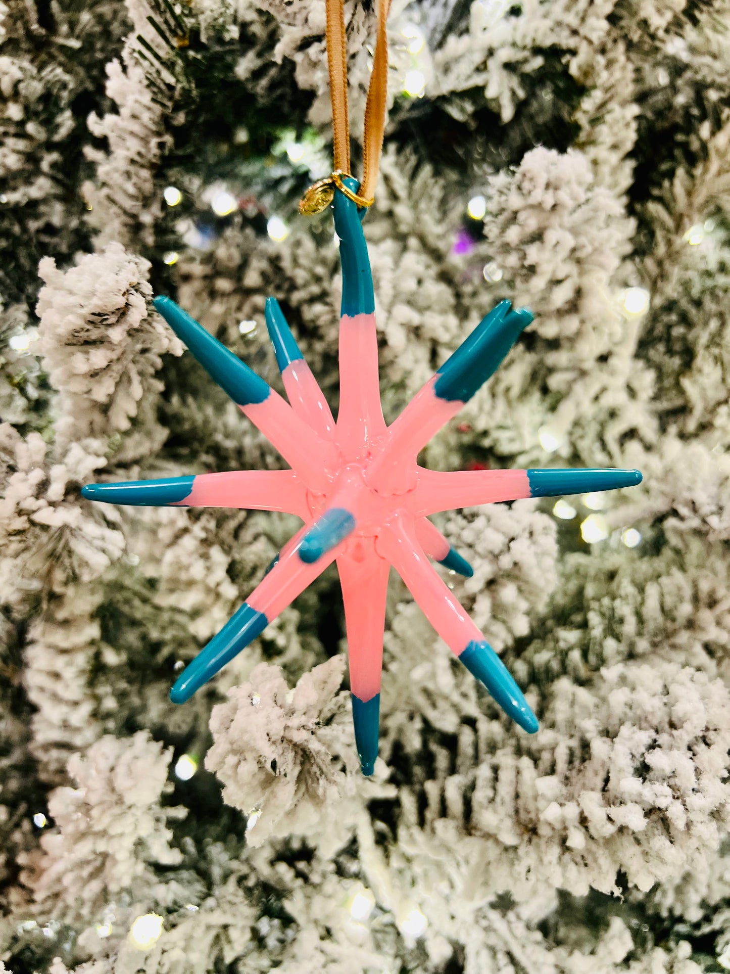 Two Tone Starburst Ornament