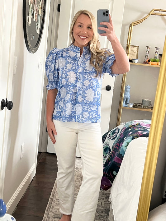 Blue Willow Top