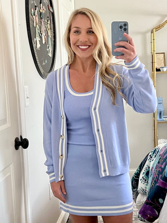 Chambray Cardigan