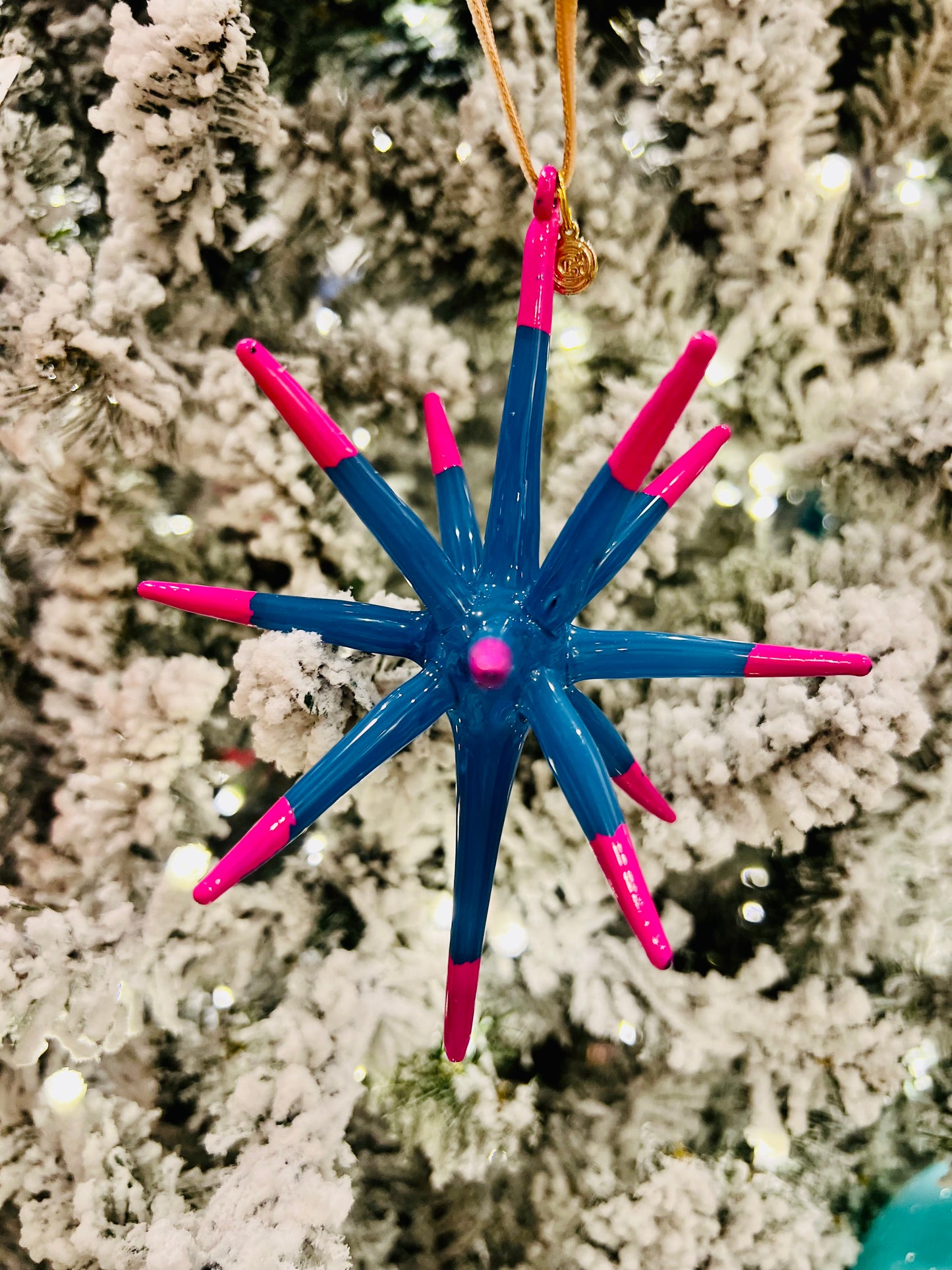 Two Tone Starburst Ornament