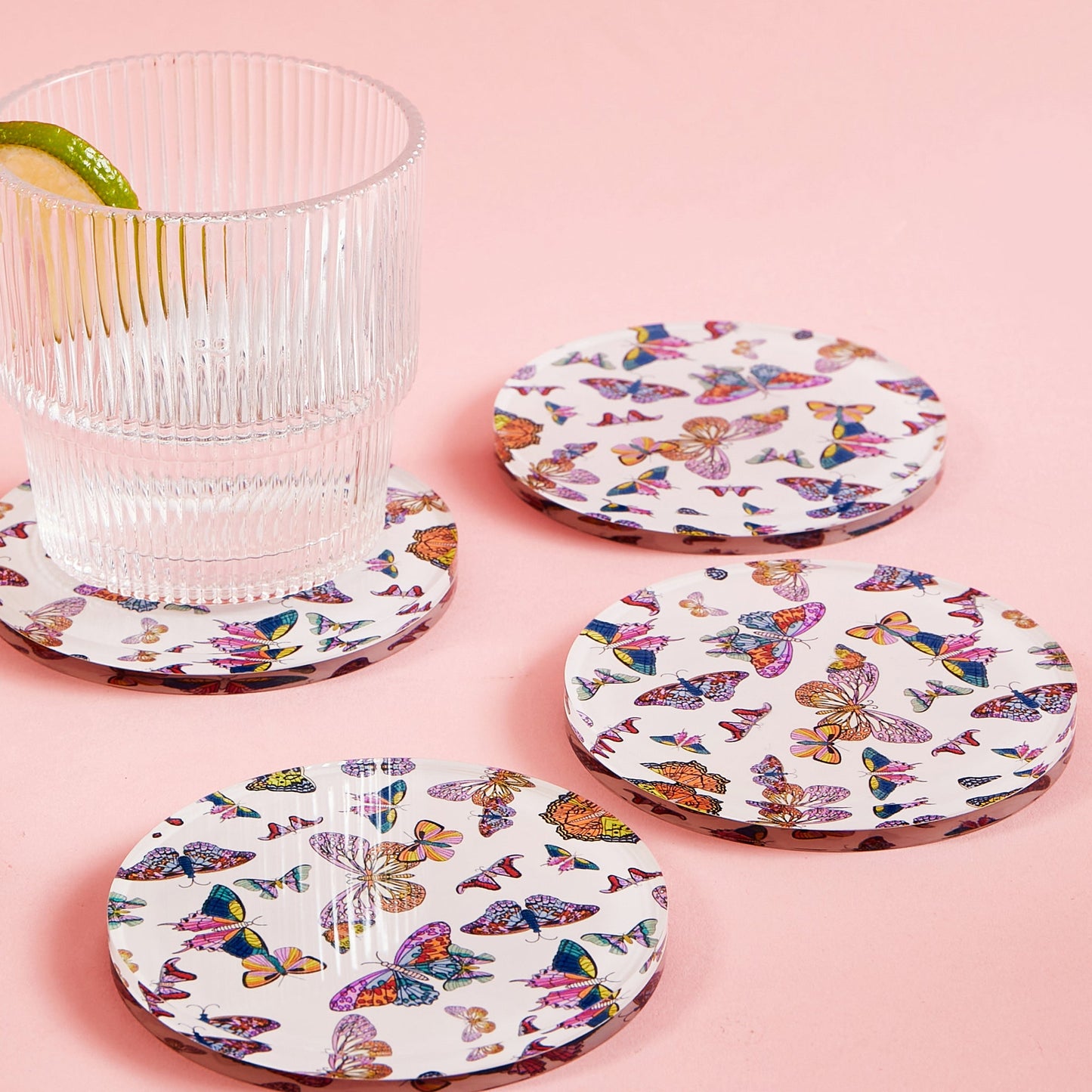 Butterfly Kisses Coasters