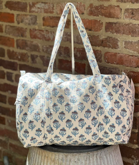 Marigold Teal Duffle Bag