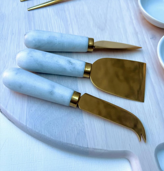 Blue Skies Set of 3 Cheese Knives