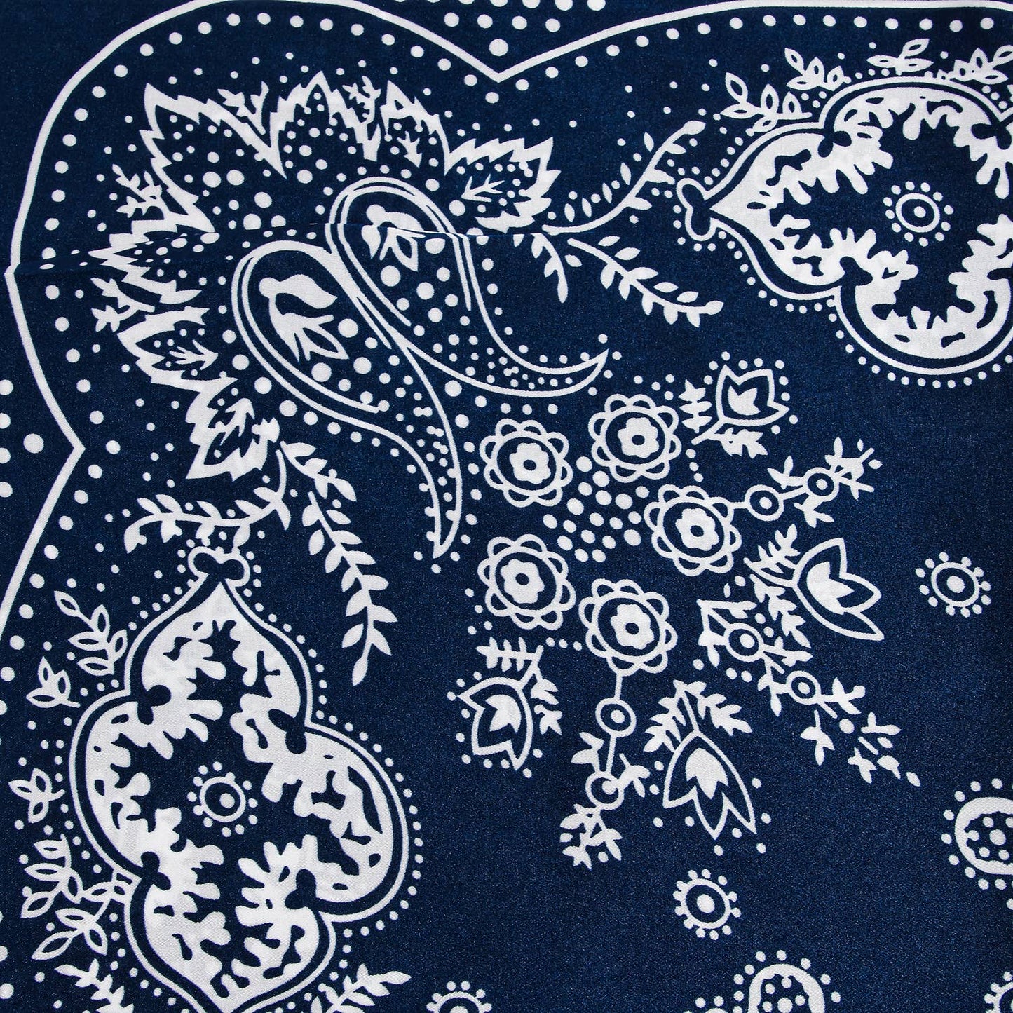 Light Paisley Design Square Scarf