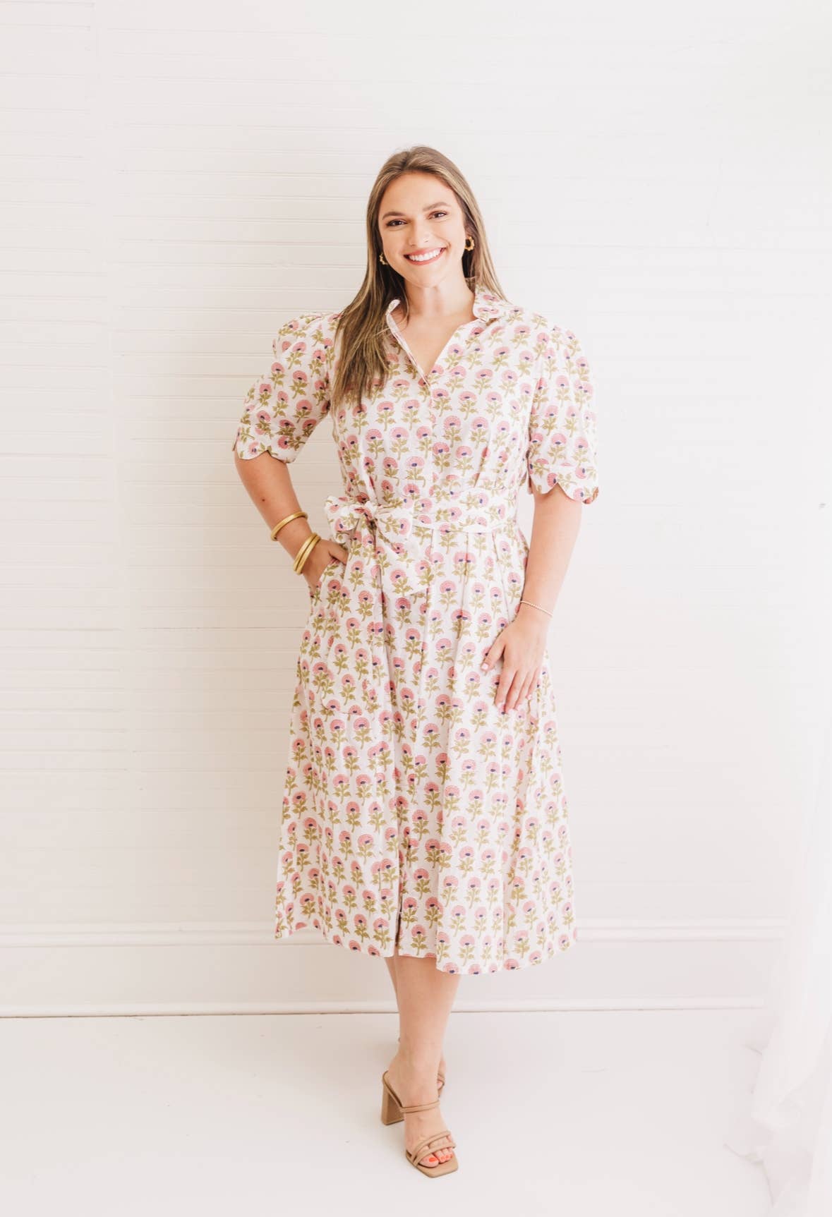 Isabella Grace Scalloped Dress