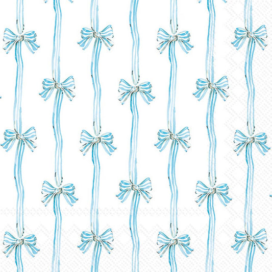 Boston International - Paper Lunch Napkin Pack of 20 Baby Toile Blue