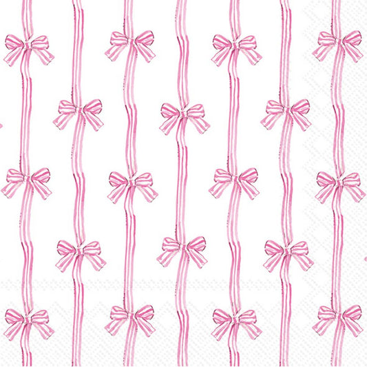 Boston International - Paper Lunch Napkin Pack of 20 Baby Toile Pink