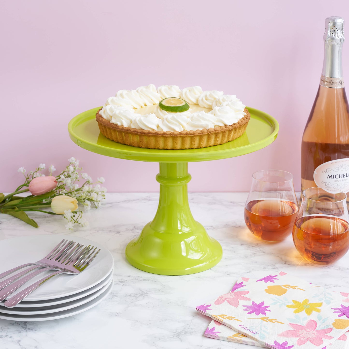 Twine - Green Melamine Cake Stand