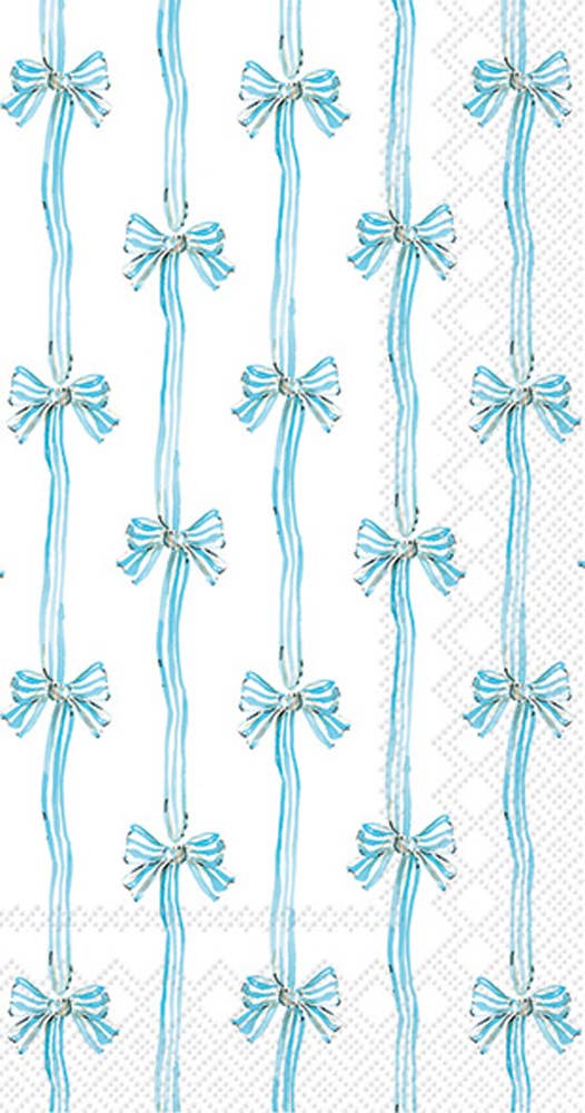 Boston International - Paper Guest Towel Pack of 16 Baby Toile Blue