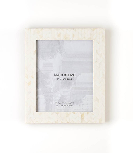 Matr Boomie Fair Trade - Artemis 8x10 Picture Frame - Carved Bone